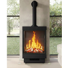 Chimenea electrica encastrable 3d e caras ref. CL-297