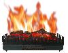 Efecto fuego con troncos y llamas para chimeneas existente FBL-3XL