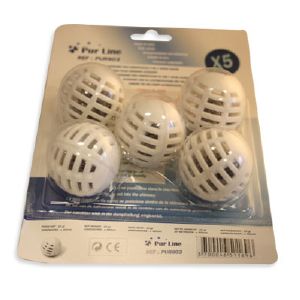 Pack de 5 bolas anti-taro para humidificadores de vapor caliente.