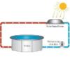 Calefactor de energía solar  PC-DOME10