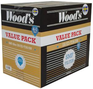 Pack de 5 Filtros de recambio para deshumidificadores Wood´s ED/DS/TDR/LD
